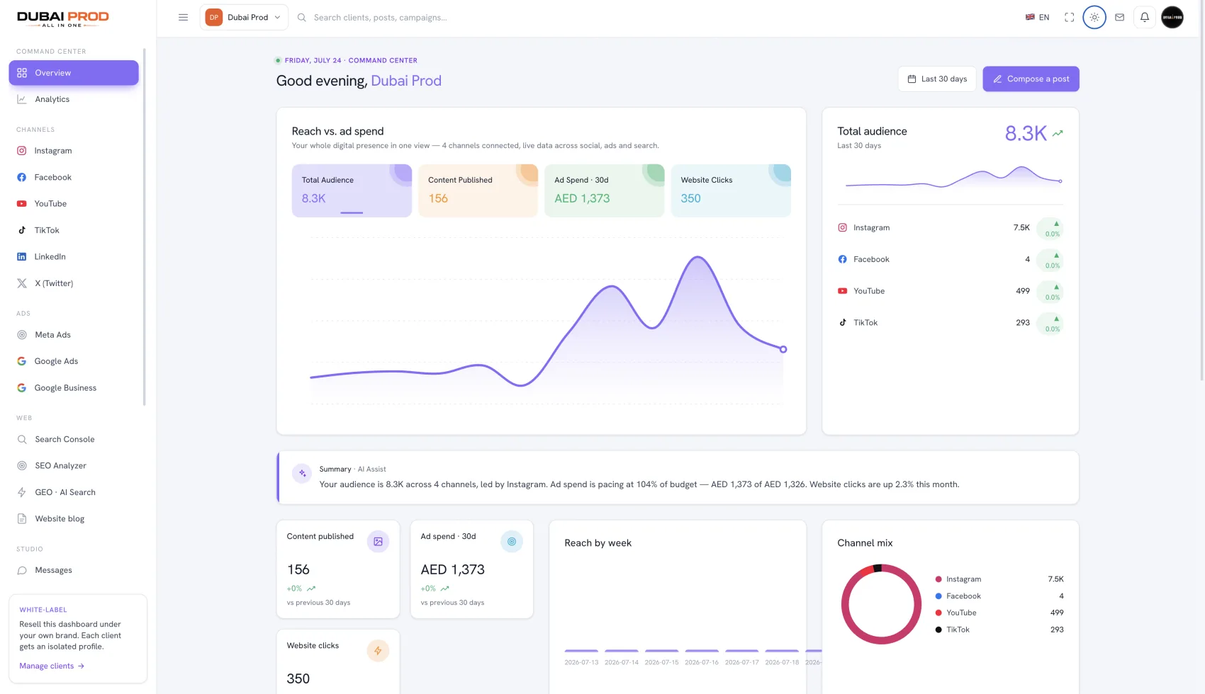 Command center overview